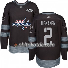 Washington Capitals Trikot Matt Niskanen 2 1917-2017 100th Anniversary Adidas Schwarz Authentic - Herren